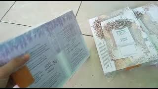 SURAT UNDANGAN BUNGGA LAVENDER