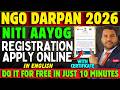 NGO Darpan Registration In English Free Online Step by Step in 10 Minutes
