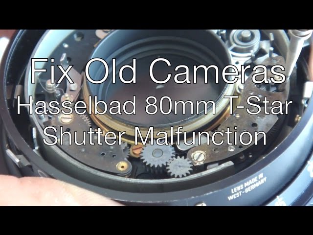 Cleaning Slow gear in Carl Zeiss Planar 80mm f/2.8 T for 