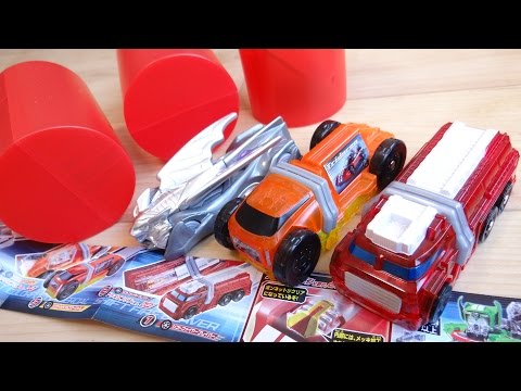 狙うはメッキエンジンVerのみ！ ガシャポンシフトカー07 レビュー！全6種 3回まわして開封 ファイヤーブレイバー カラフルコマーシャル チェイサーバットバイラルコア 仮面ライダードライブ