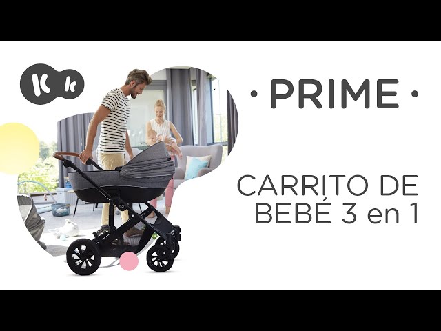 Kinderkraft Carrito Bebé 2 Piezas VEO, Silla de Paseo, Capazo, 0 a 15 Kg,  Gris : .es: Bebé