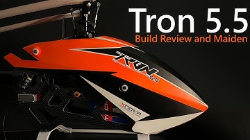 Tron 5.5 RC Helicopter Build Review and Maiden