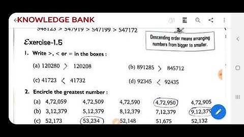 Class 4th maths chapter 1st exercise 1.5
