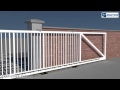 Mantion cantilever sliding gate installation