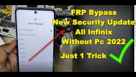 Infinix Hot 11 2022 X675 | FRP Bypass New Security Update All Infinix Without Pc 2022
