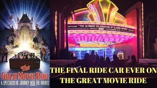 Final Ride Ever on The Great Movie Ride - Last Car of Guests at Hollywood Studios, Walt Disney World