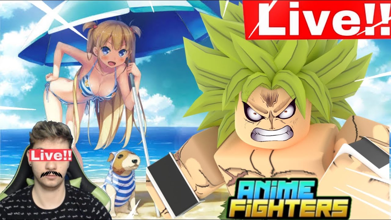 🔴 LIVE ATUALIZAÇÃO NO ANIME FIGHTERS NEW CODES + UPDATE NOVO