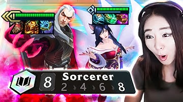 THE ULTIMATE 8 SORCERER BOARD! SWAIN 3 TANK + AHRI ONE TAP!? | TFT SET 9.5 Patch 13.18b