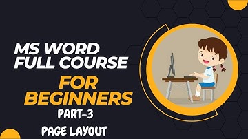 Microsoft Word ( हिंदी ) - Page Layout Tutorial.# page layout in ms word. #How to use page layout.