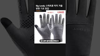 Big Lovely 스마트폰 터치 겨울 방한 기모 장갑