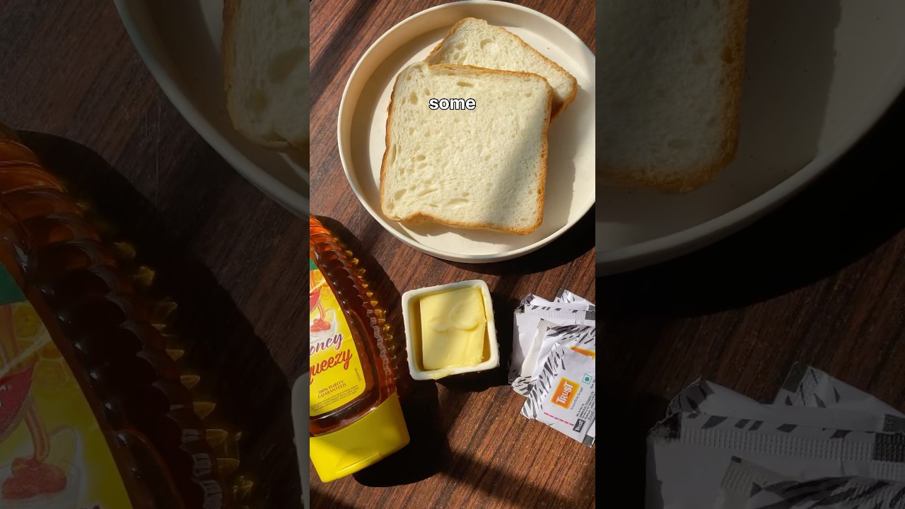Viral honey butter toast recipe🧈 