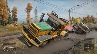 Snowrunner || Recovering Pacific P16 & International Transtar#snowrunner#offroad#gameplay