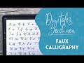 Handlettering für Anfänger - Faux Calligraphy