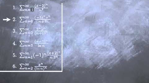 M15-2: Finding intervals of convergence:  examples (I)