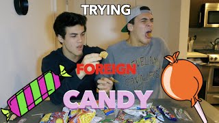 Trying Foreign Candy!! // Dolan Twins