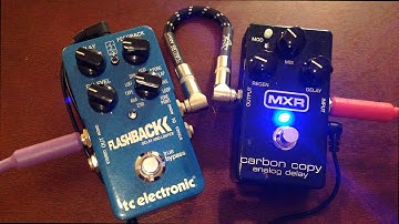 Carbon Copy vs Flashback - Analog vs Digital Delay Pedals Pt. 2