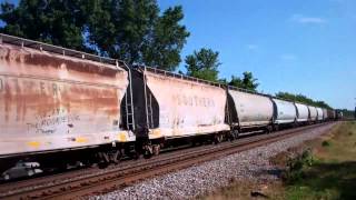 CP EMD SD40-2 6055 DME 6359 ICE 6216 CITX 3057 ICE 6457 Manifest Freight 277 Russell Road