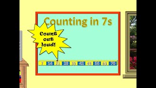 SEVEN TIMES TABLES ON A COUNTING STICK - Count out loud