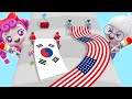 국기를 페인팅하며 달려~ 달려~!!😝 Flag Painters Game