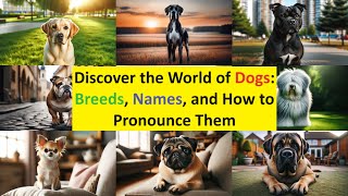Discover the World of Dogs: Breeds, Names, and How to Pronounce Them