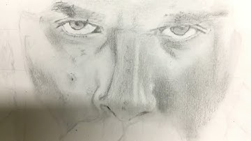 Drawing Allu Arjun Part #2(nose and cheeks shading)