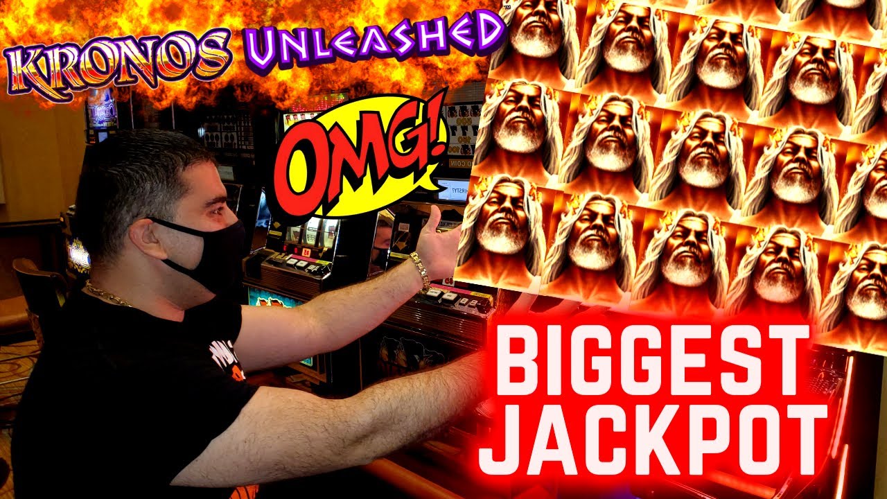 My BIGGEST JACKPOT On KRONOS UNLEASHED Slot Machine ! Las Vegas Casino JACKPOT WINNER ! PART 2
