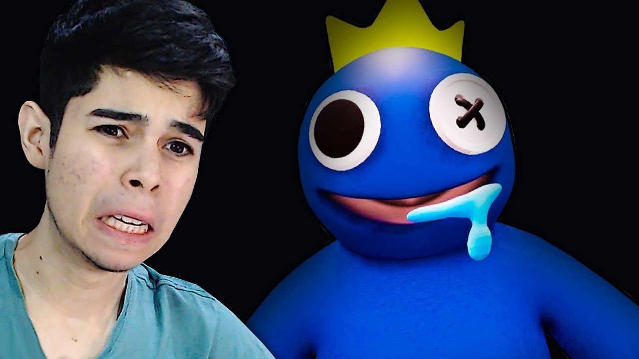 TESTEI O AZUL BABÃO PRA VER SE É BOM MESMO - RAINBOW FRIENDS 