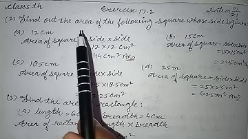 Chapter 17 exercise 17.2 for class 5