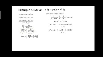 Differential Equations | Separation of Variables | Part 2