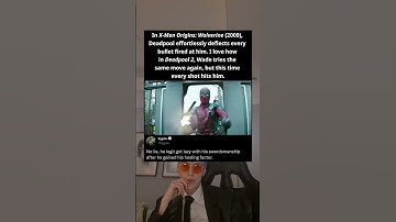 In X-Men Origins: Wolverine (2009), Deadpool effortlessly deflects every bullet fired at him