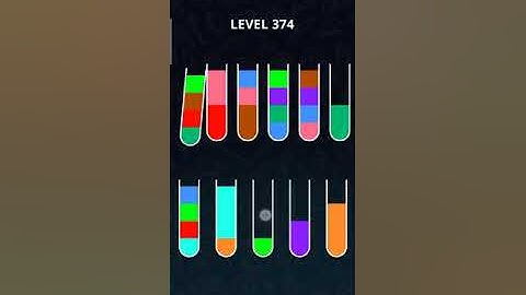 Color sort puzzle level - 374