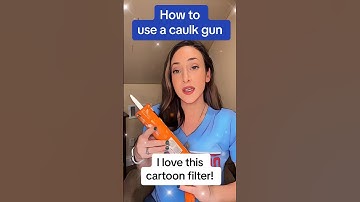 Avoid This Common Caulk Gun Mistake for Perfect DIY Results #diy #shorts