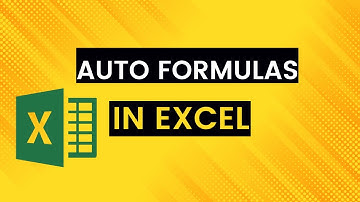 Auto Formulas In Excel Urdu-Hindi