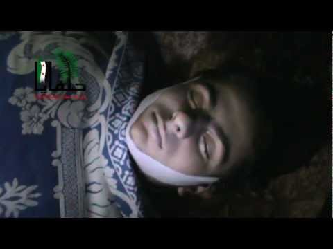 حماه حلفايا جثمان الشهيد البطل احمد حسن النجيب 2012 12 4