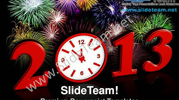 Fireworks And New Year Arrival Events PowerPoint Templates PPT Background  1112 Slides Backgrounds