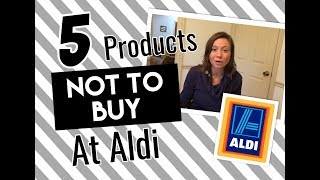 What Not To Buy At Aldi| Top 5 Don't Buys Aldi| Collab SimpleWifeSimpleLife