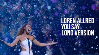 BGT Semi Finals Loren Allerd  - You Say (LONG VERSION)
