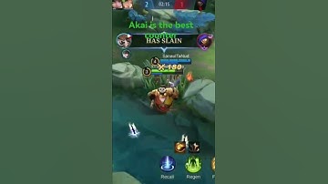 mlbb akai is the best counter #short #shortvideo #mlbbakai #slashertotoera #mlbbcreatorcamp #akai