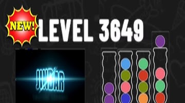 Ball Sort Puzzle Level 3649