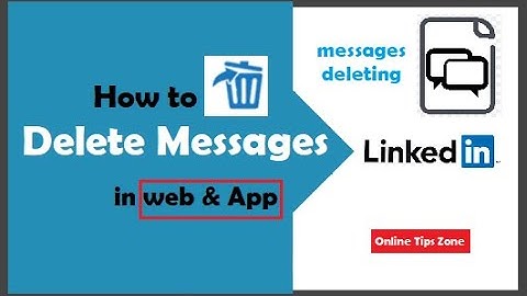 How to delete Linkedin Messages