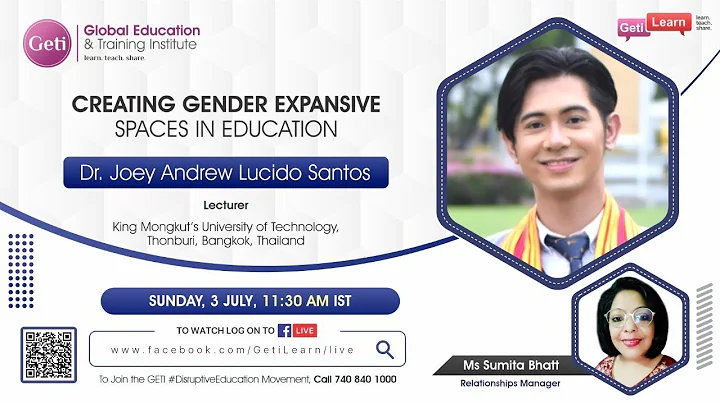 Topic :  Creating Gender Expansive Spaces In Educa...