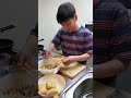 息子12歳とは思えない…学校帰りに晩御飯作り コンビーフとキャベツの揚げ焼き…凄い出来栄え【シングルファザー】 #shorts