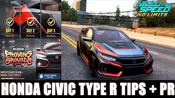 PROVING GROUNDS | HONDA CIVIC TYPE R | NEED FOR SPEED NO LIMITS SPECIAL EVENT