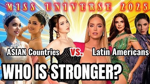 📢NU VIRAAL! Aziatische landen versus Latijns-Amerika [Miss Universe 2025]