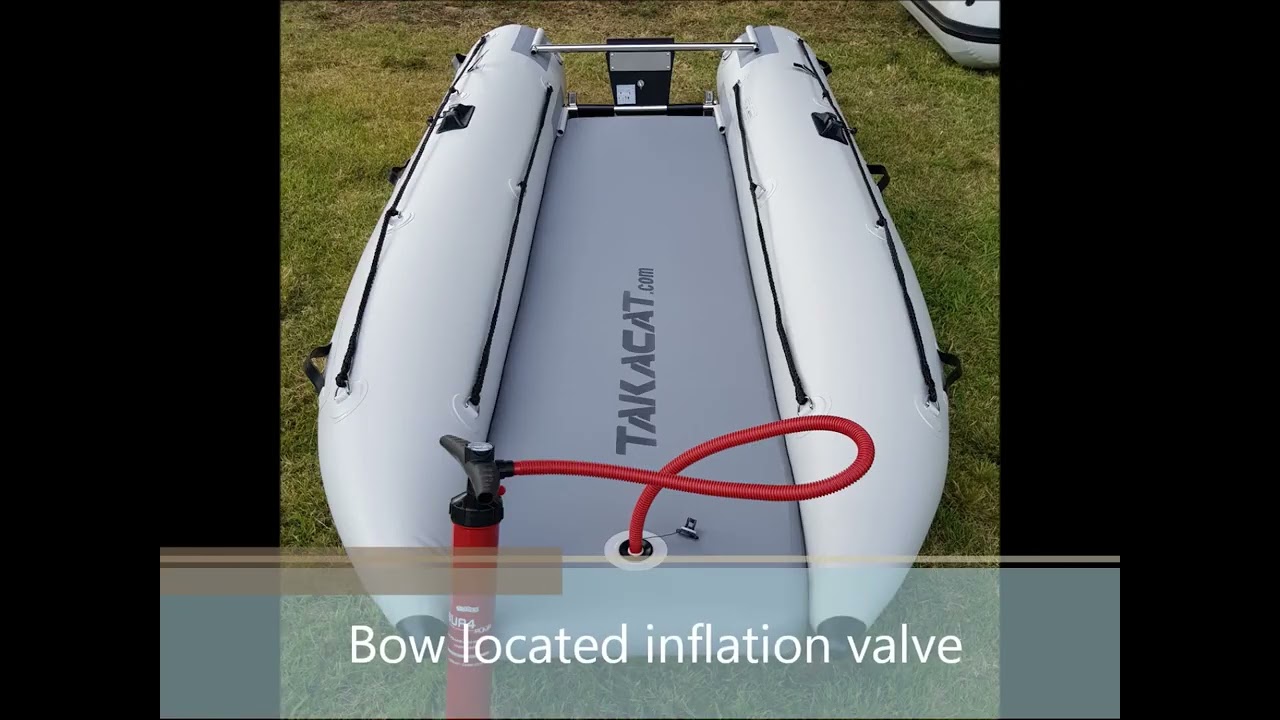 Inflatable Boat Set Up  Assembly Instructions   Takacat
