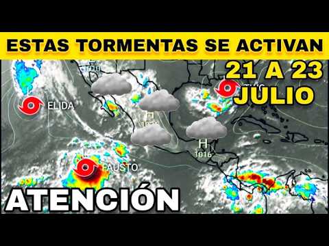 ,🔴 AVISO IMPORTANTE 🔴 MIRE CÓMO AFECTARÁN ESTAS TORMENTAS PARA ESTOS ESTADOS DE MÉXICO