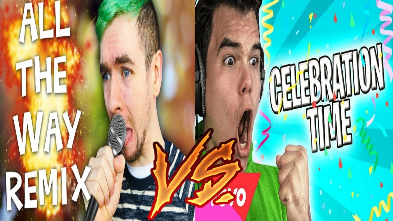 WHICH IS BETTER Jacksepticeye all the way Remix OR Jelly Celebration Time REMATCH