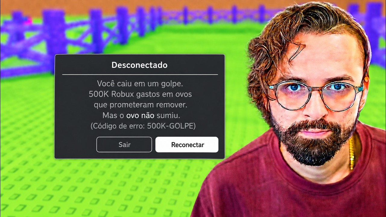 CAÍ NUM GOLPE NO ROUBE UM OVO!