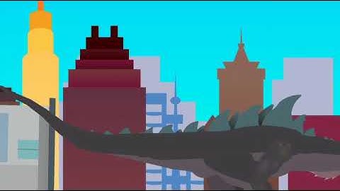 Zilla Jr Vs Shin Godzilla | Stick Node Pro Animation