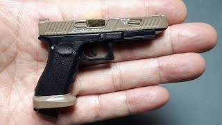 1/3 TTI G34 Combat Master John Wick mini metal keychain model toy gun pistol 1:3 Taran Glock alloy